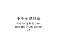 Niu Bang Zi - Burdock (Fruit) Extract - Max Nature