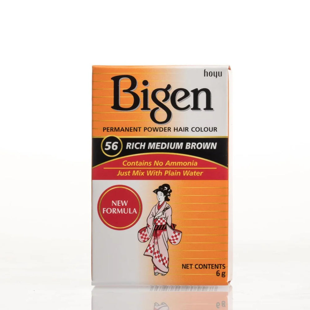 Bigen Powder Hair Color #56 Rich Medium Brown