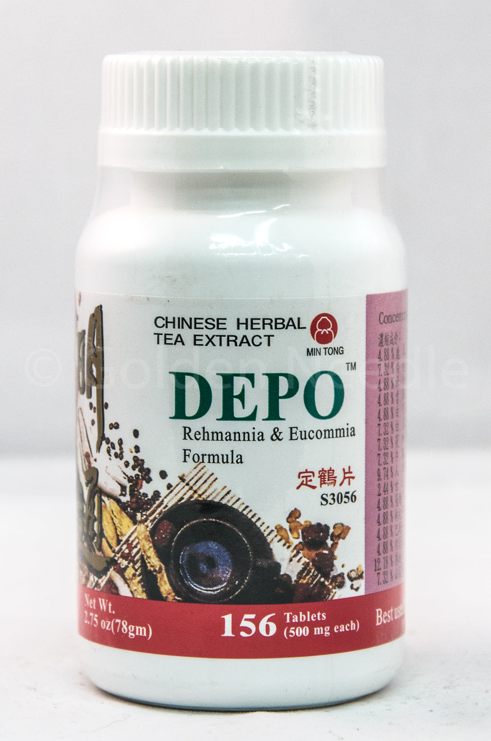 Rehmannia & Eucommia Formula (DEPO) 定鹤片 - Max Nature