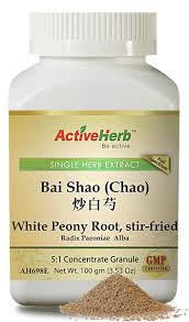 Bai Shao (Chao) - White Peony (Stir Fried) 炒白芍 - Max Nature