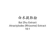 Bai Zhu - Bai-Zhu Atractylodes (Rhizome) 10:1 - Max Nature