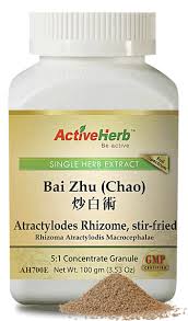 Bai Zhu (Chao) - Atractylodes Rhizome (Stir Fried)炒白术 - Max Nature