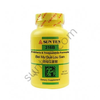 Fritillaria & Trichosanthes Formula Capsules - Bei Mu Gua Lou San - 貝母瓜蔞散 - Max Nature