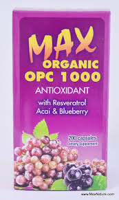 Max Organic OPC 1000 Antioxidant - Max Nature
