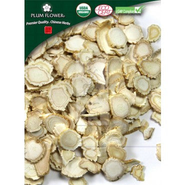 Organic Ren Shen (Kirin Bai) Sliced White Unsulfured - Max Nature