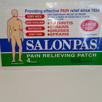 Salonpas Pain Relieving Patch (Large) - Max Nature